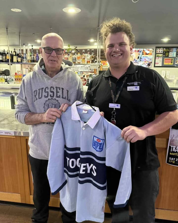 Featured image for “Exciting Giveaway Winner: Alan M’Govern Claims NSW Jersey at Wauchope RSL”