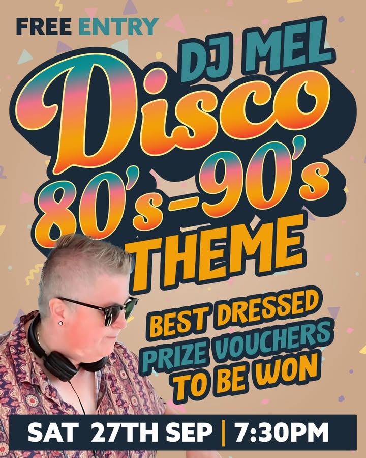 Featured image for “Ultimate 80s & 90s Disco Night with DJ Mel at Wauchope RSL”