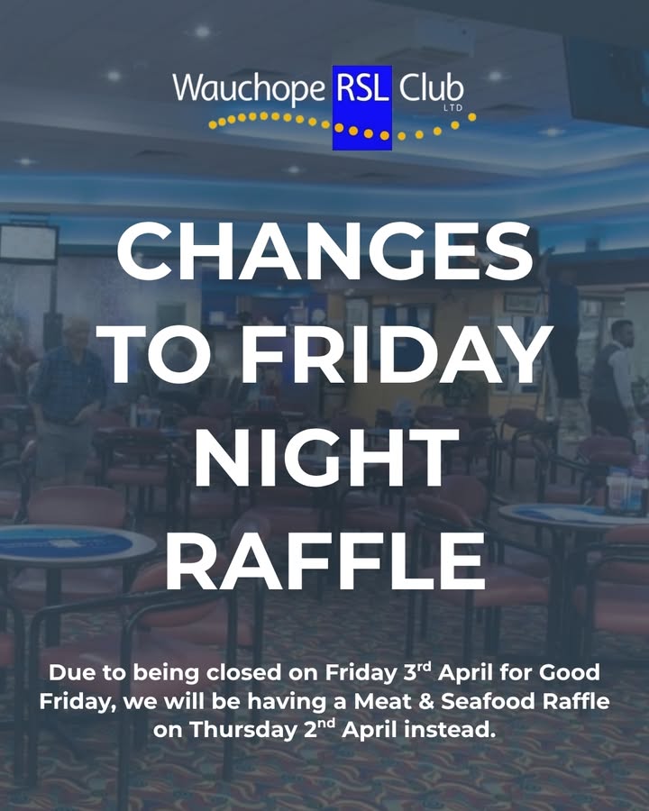 Featured image for “Meat & Seafood Raffle Moved to Thursday”