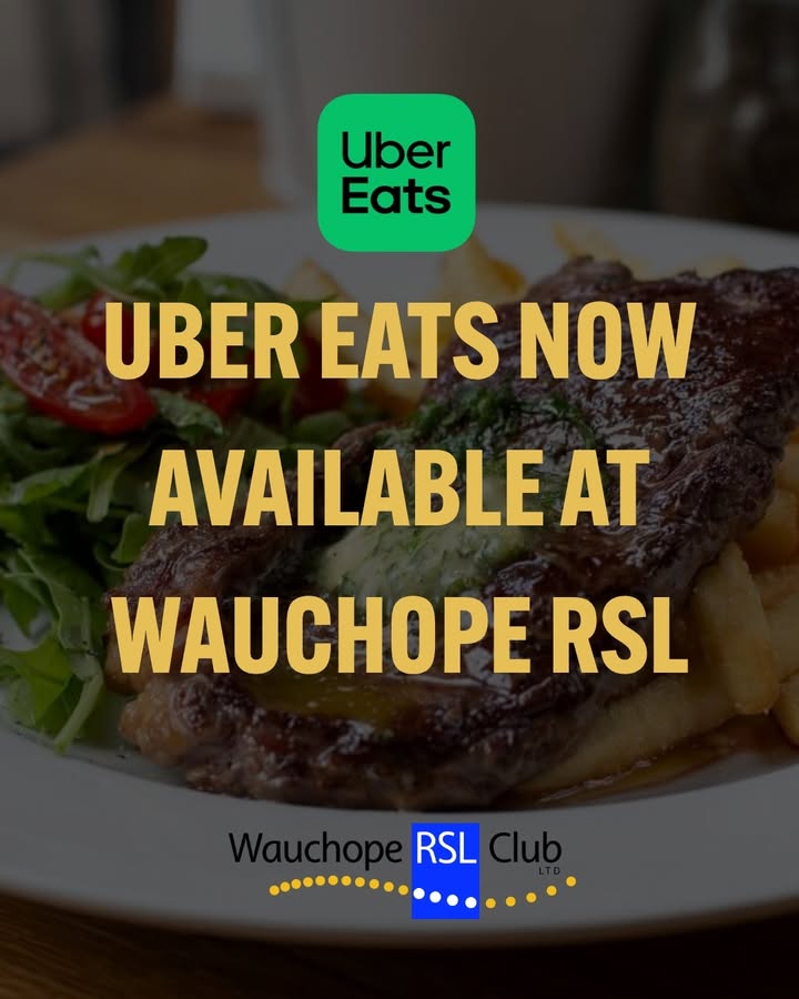Featured image for “Uber Eats Now Available at Wauchope RSL”