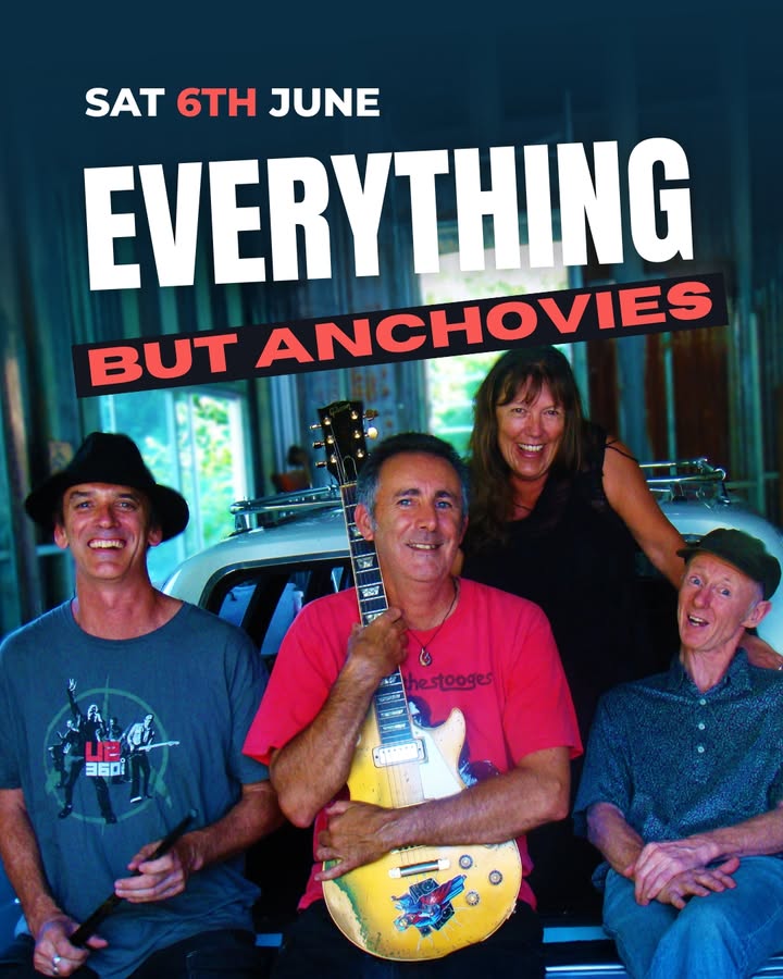 Featured image for “Free Live Music Night Featuring Everything But Anchovies at Wauchope RSL”