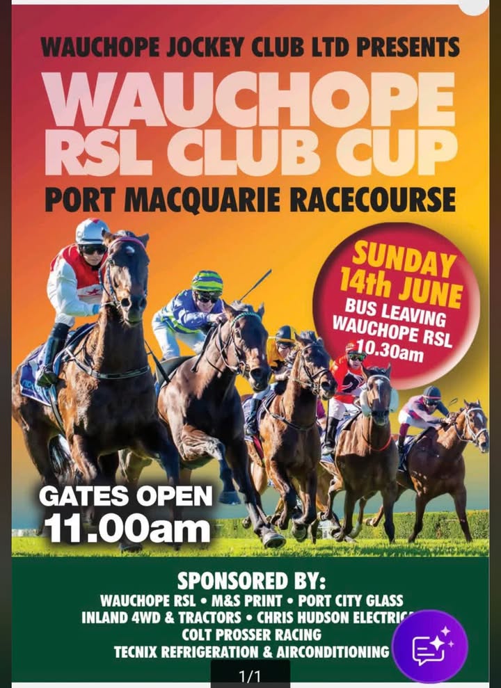 Featured image for “Wauchope RSL Club Cup at Port Macquarie Racecourse”