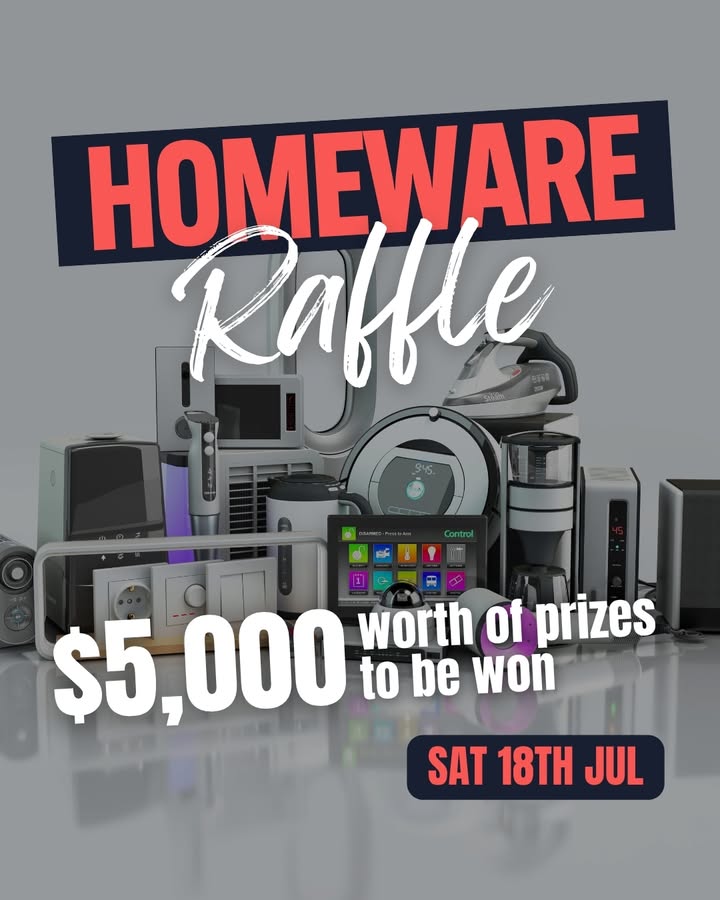 Featured image for “$5,000 Homeware Raffle at Wauchope RSL This Saturday”
