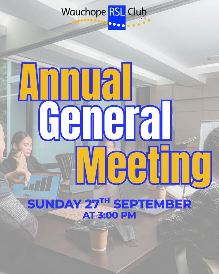 Featured image for “AGM and Director Nominations at Wauchope RSL Club”