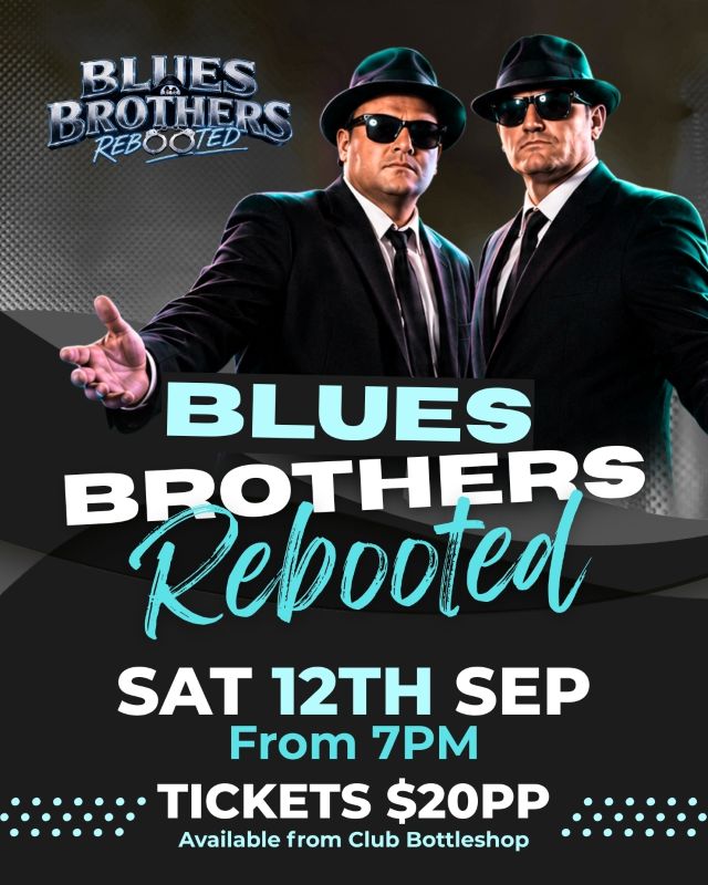 Featured image for “Blues Brothers Rebooted Live at Wauchope RSL – 12 Sept”