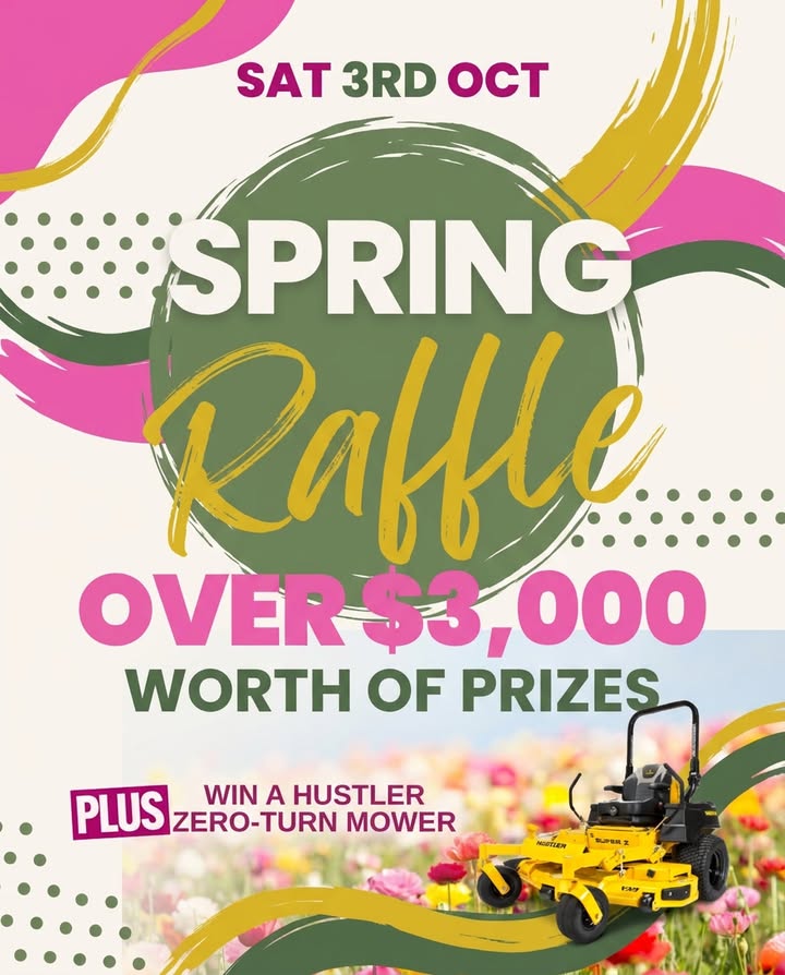 Featured image for “Spring Raffle Night at Wauchope RSL – $3,000+ in Prizes”