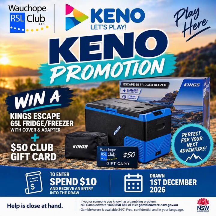 Featured image for “New Keno Promotion at Wauchope RSL – Win Big!”