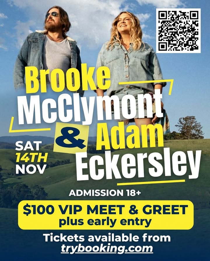 Featured image for “Brooke McClymont & Adam Eckersley Live at Wauchope RSL 2026”