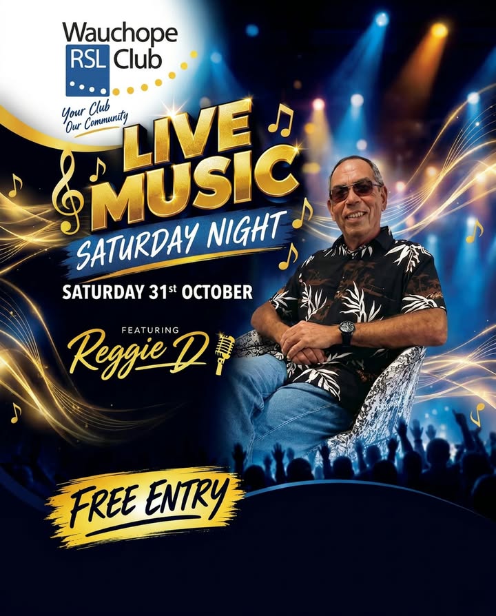 Featured image for “Reggie D Live at Wauchope RSL – Free Entry Saturday”